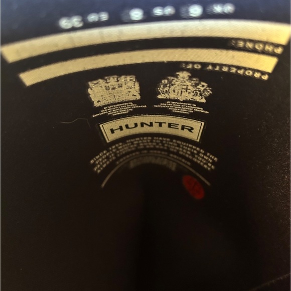 Hunter Boots - Navy Blue size 8 - Picture 5 of 5